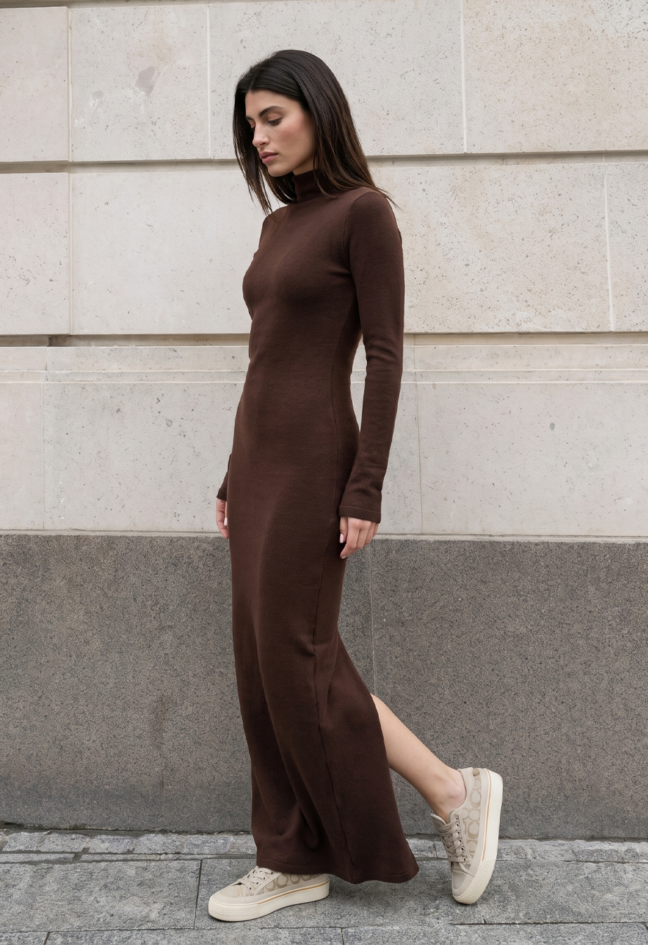 Sukienka Staff ce brown