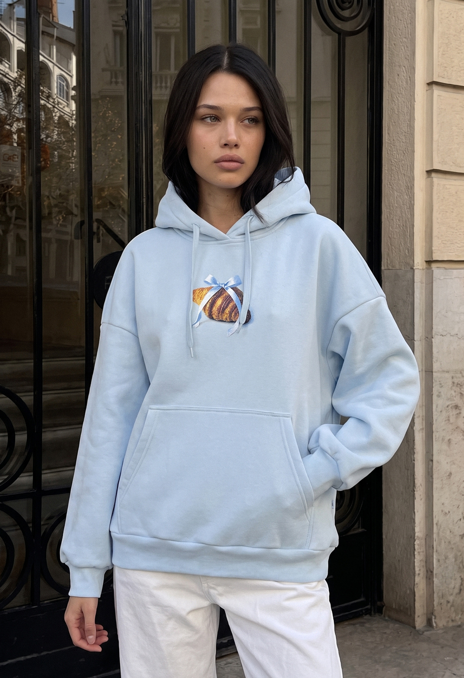 Bluza Staff croissant oversize fleece