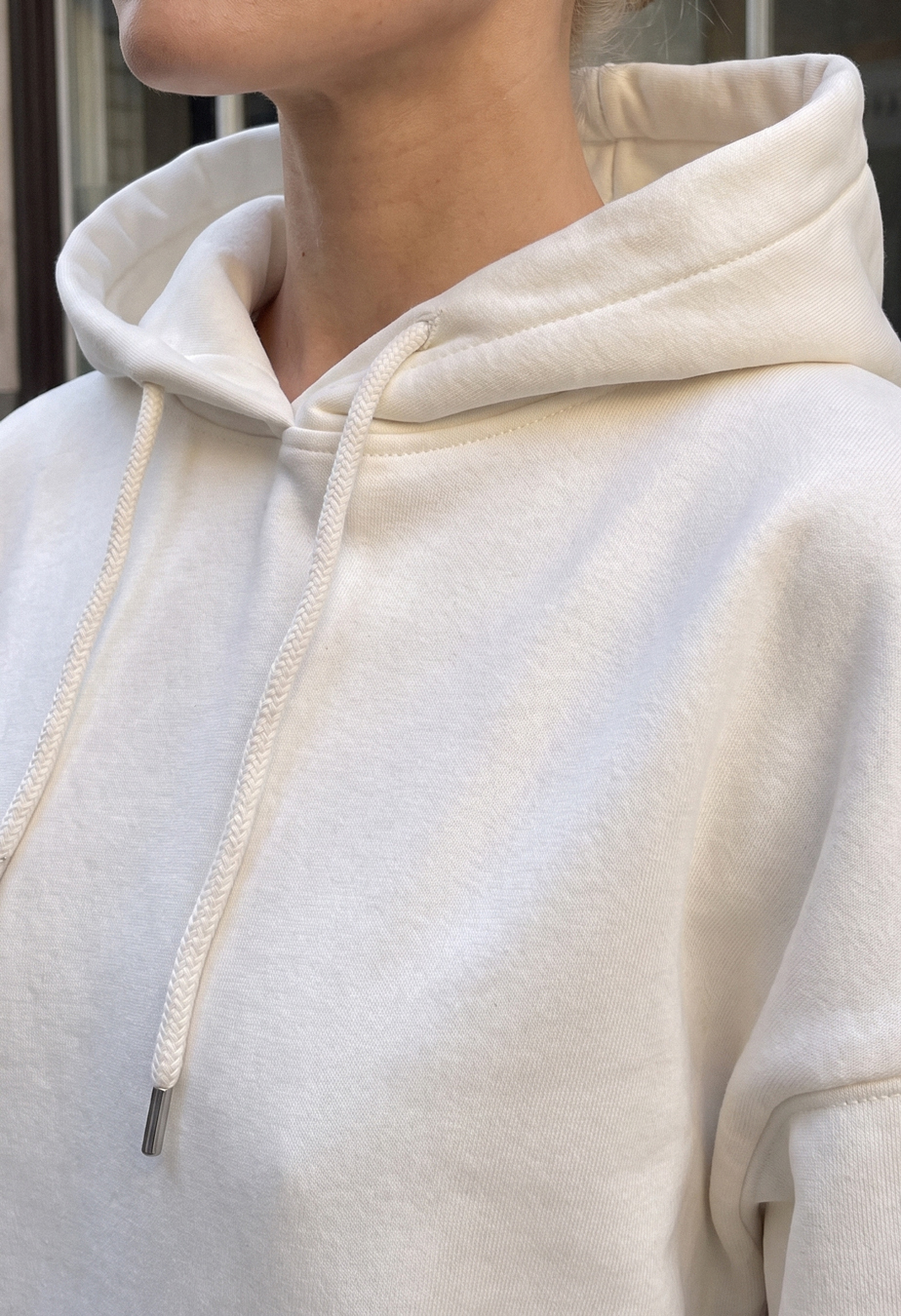 Bluza Staff champagne oversize fleece