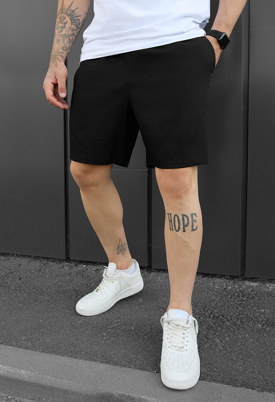 Spodenki chinos Staff wil black