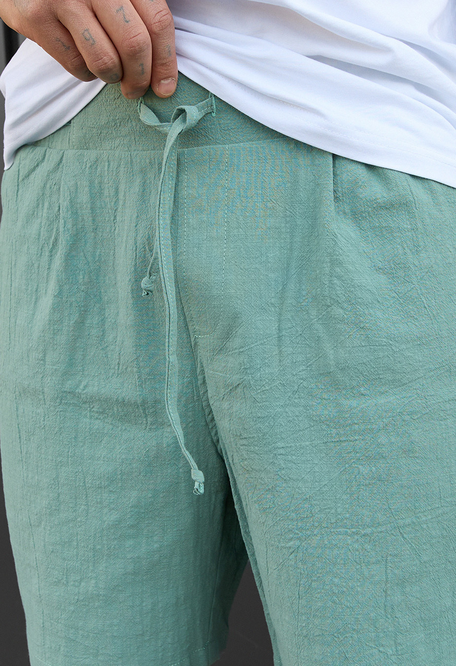 Spodenki chinos Staff turquoise