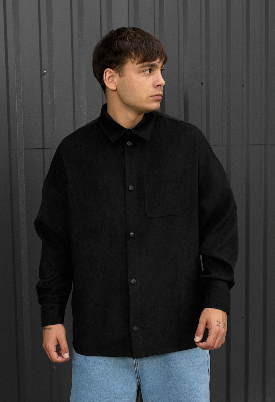 Koszula Staff velvet black