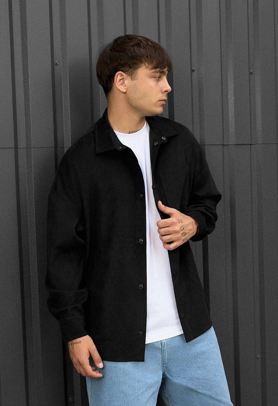 Koszula Staff velvet black