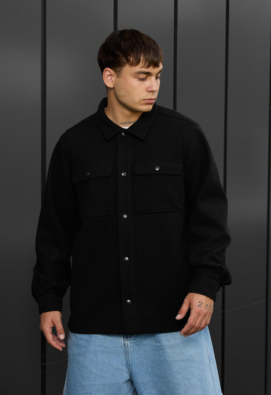 Kurtka-koszula Staff black