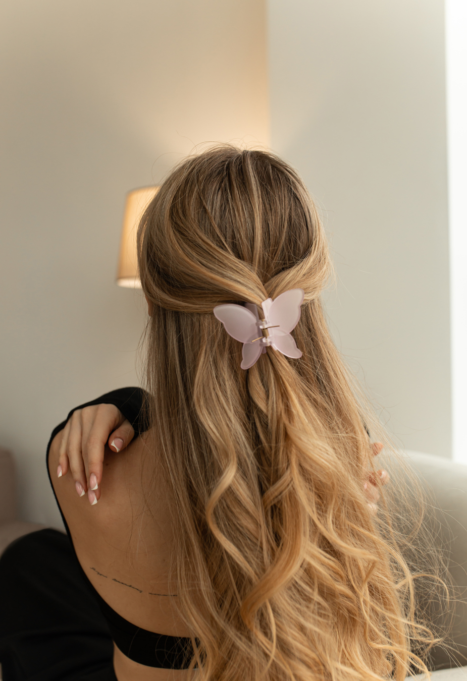 Spinka Staff motylek pink 