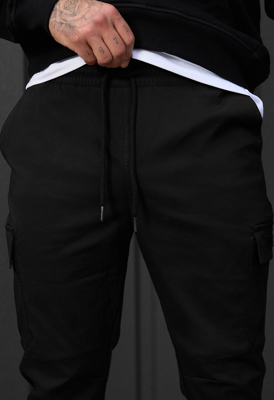 Spodnie Staff cargo copp black