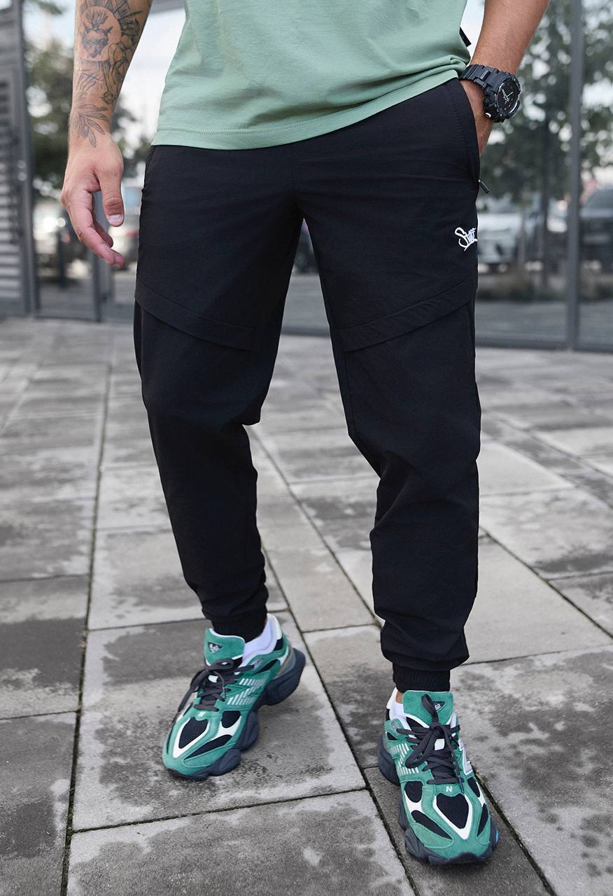 Joggery Staff spandex di black