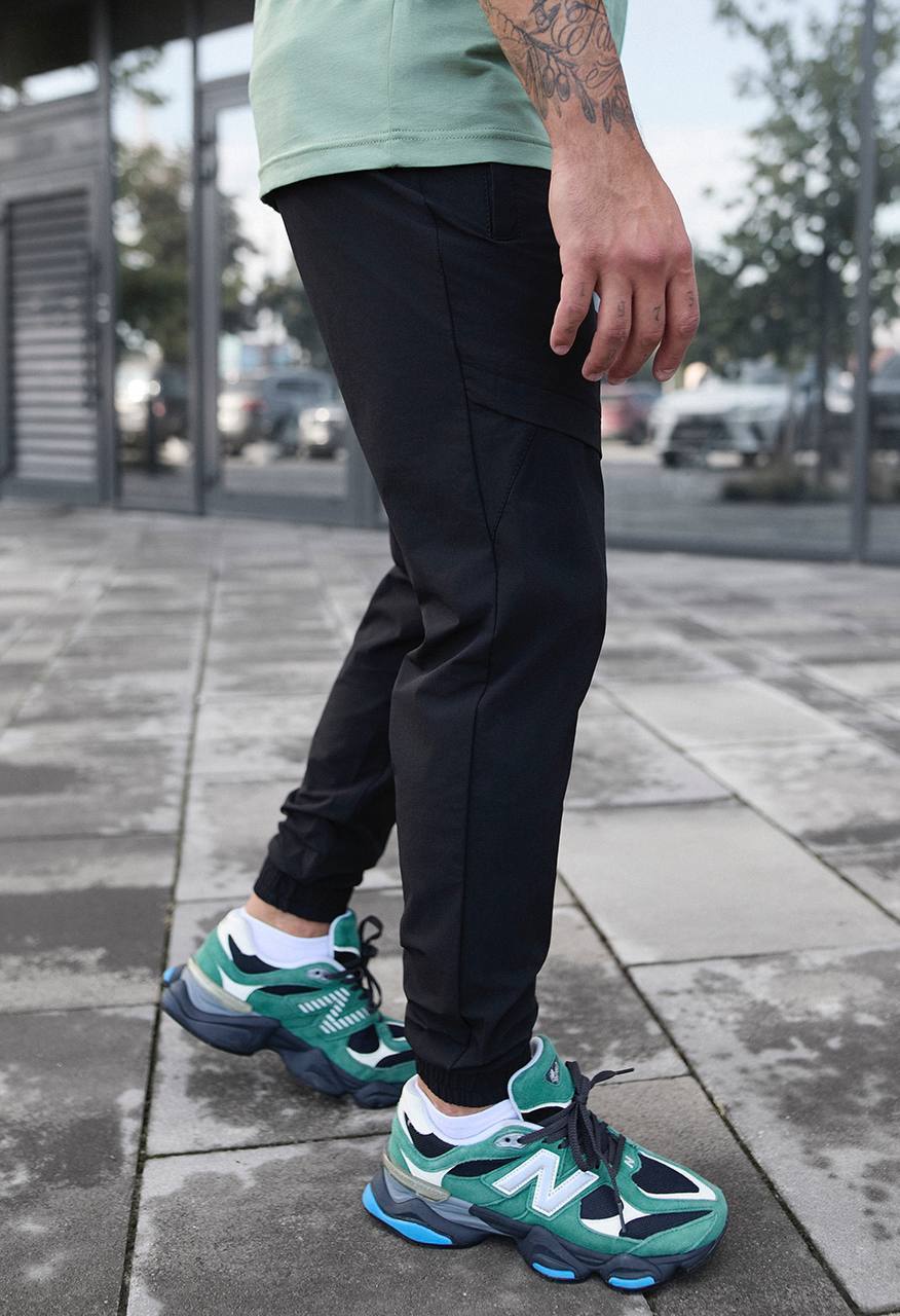 Joggery Staff spandex di black