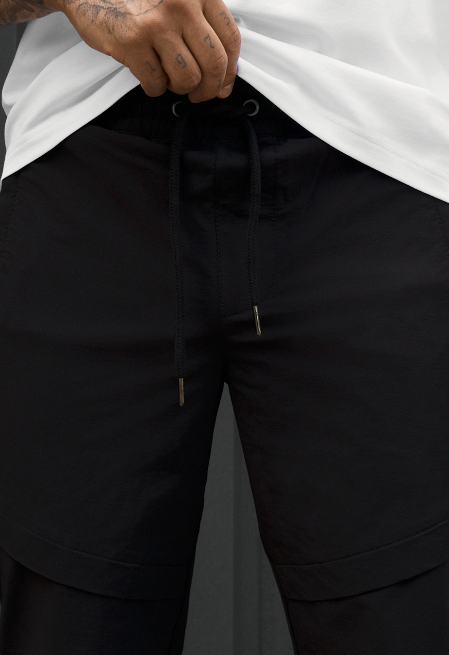 Joggery Staff spandex di black