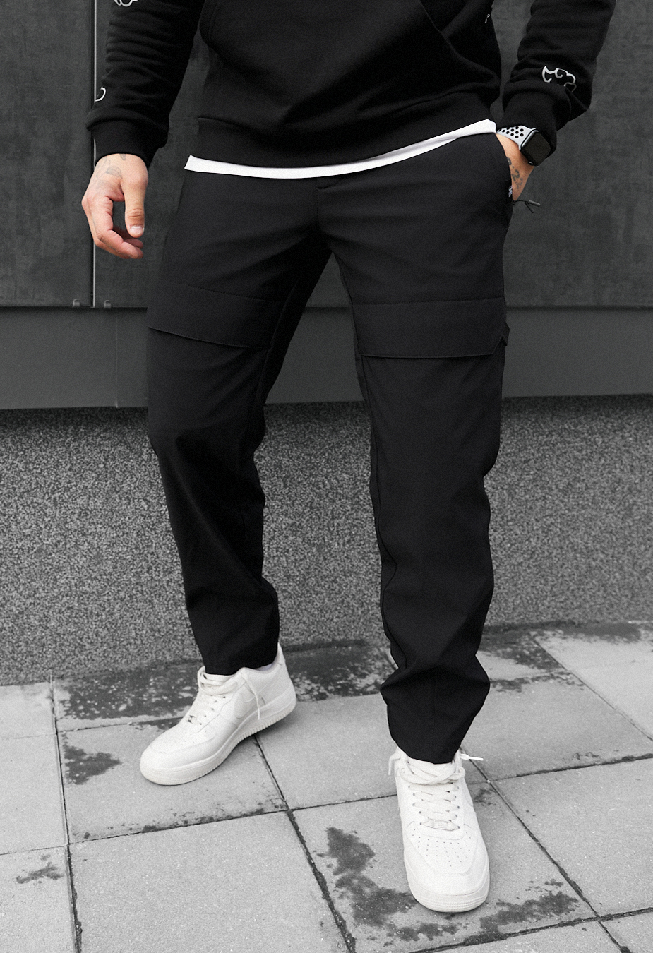 Spodnie ocieplane Staff ar black fleece