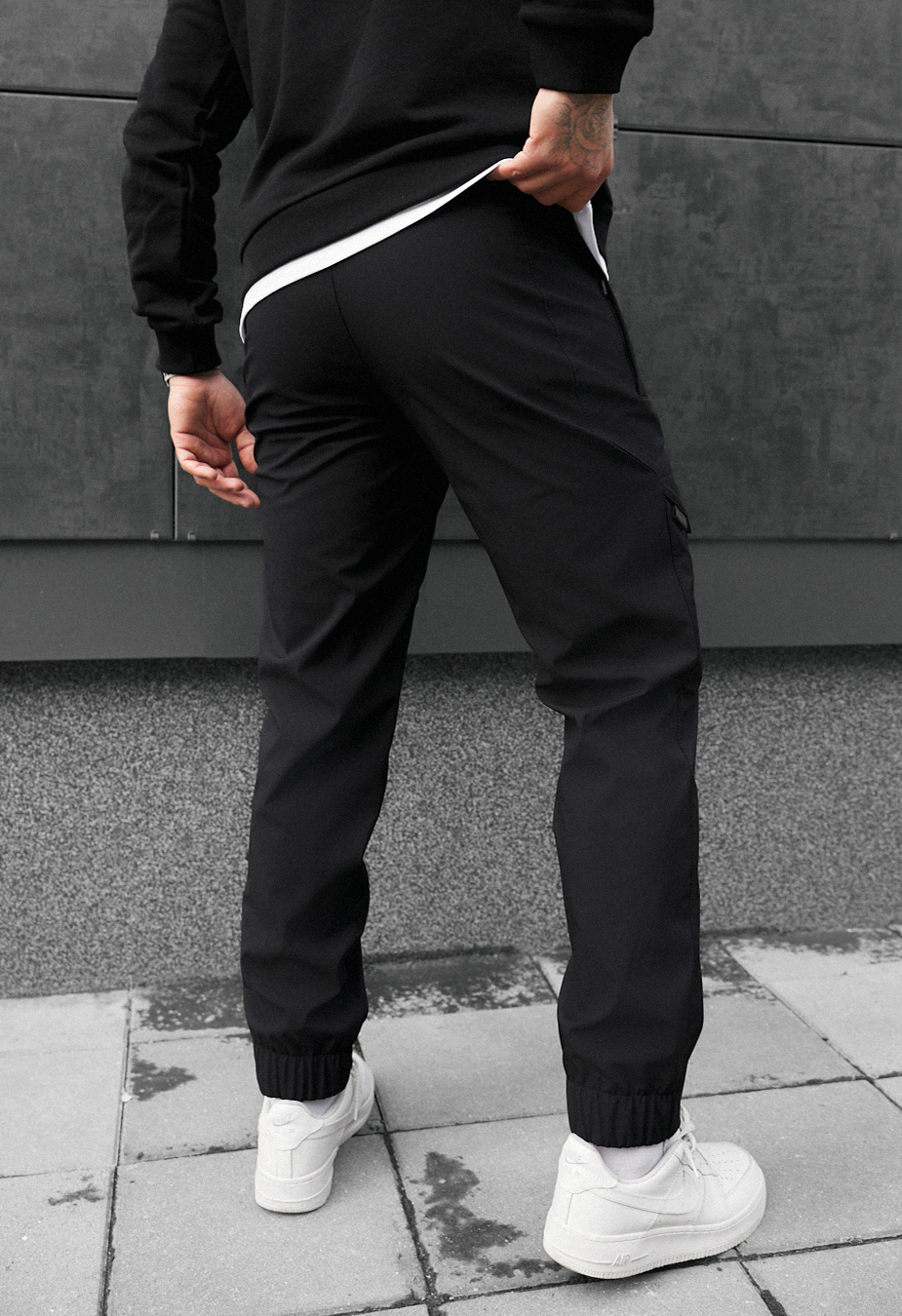 Spodnie ocieplane Staff ar black fleece