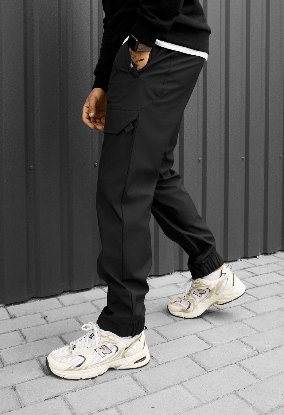 Spodnie Staff ar black fleece