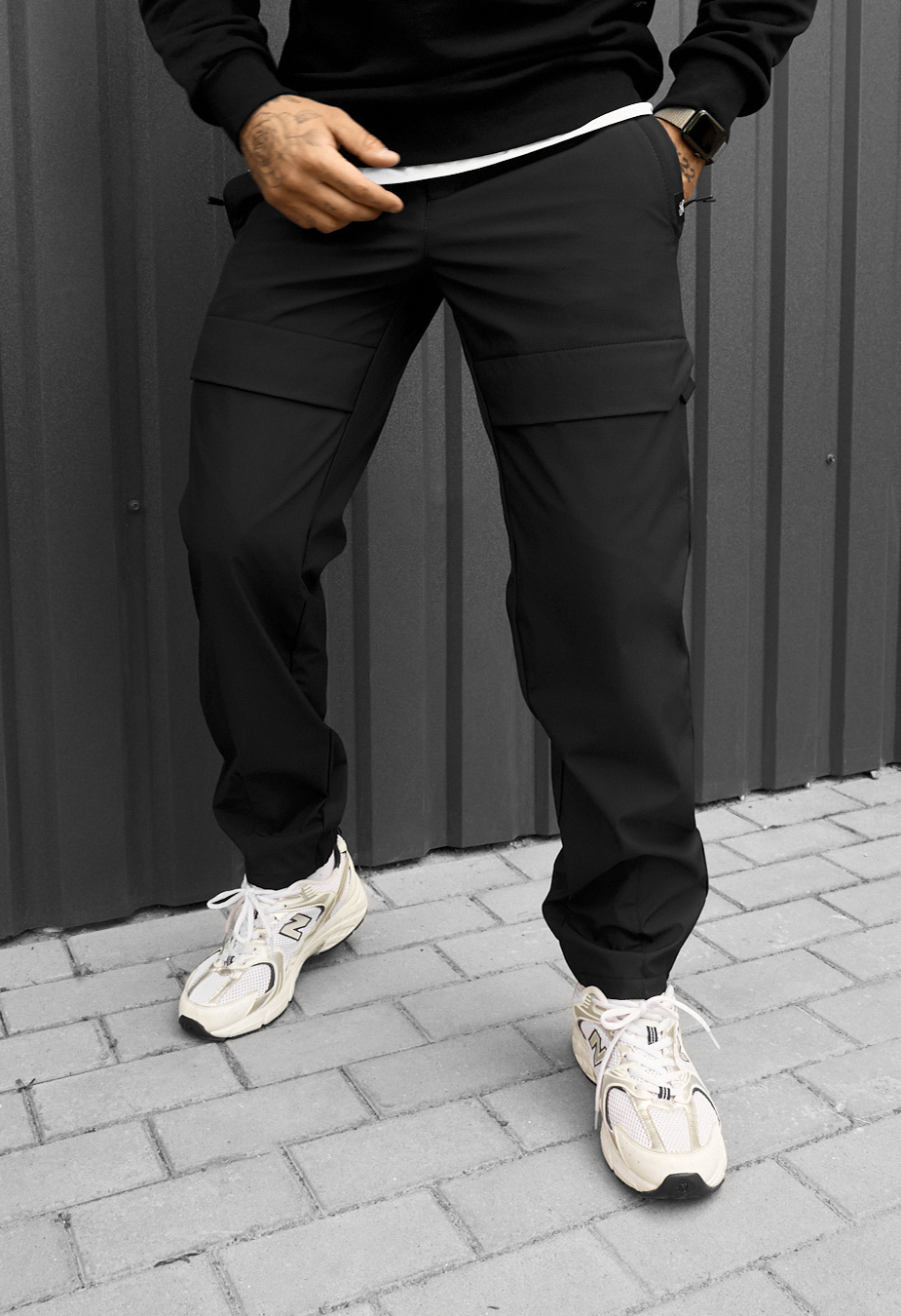 Spodnie Staff ar black fleece