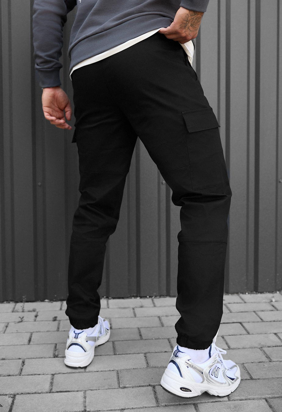Spodnie Staff hid cargo black
