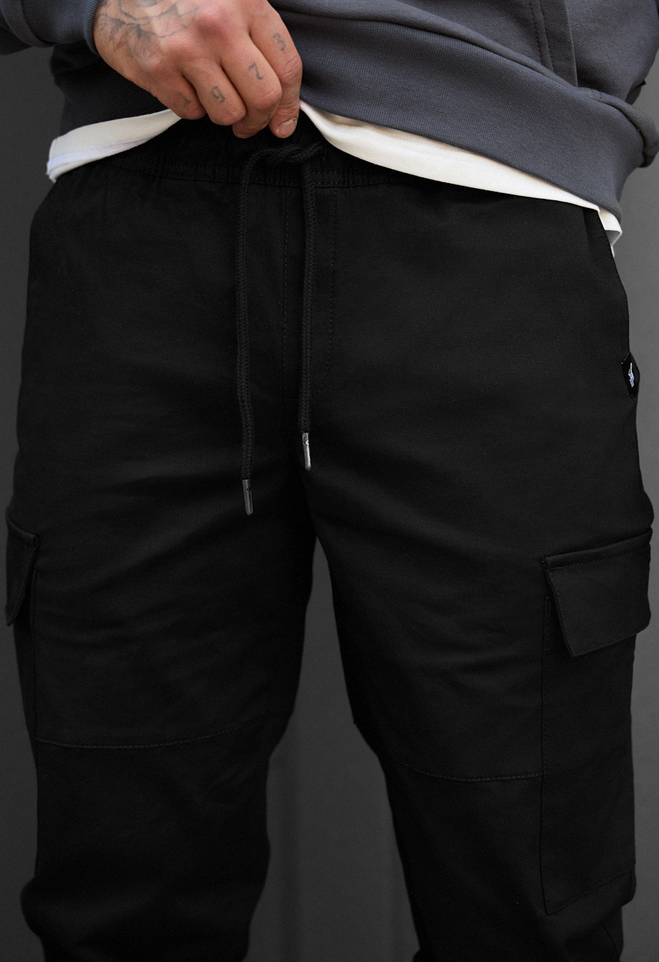 Spodnie Staff hid cargo black