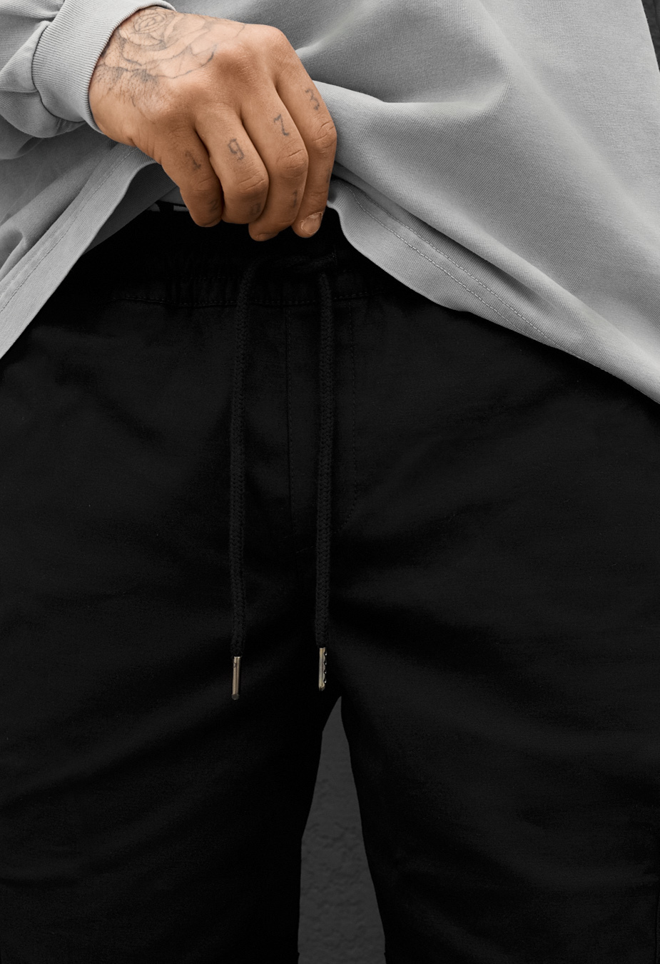 Spodnie Staff hid cargo black