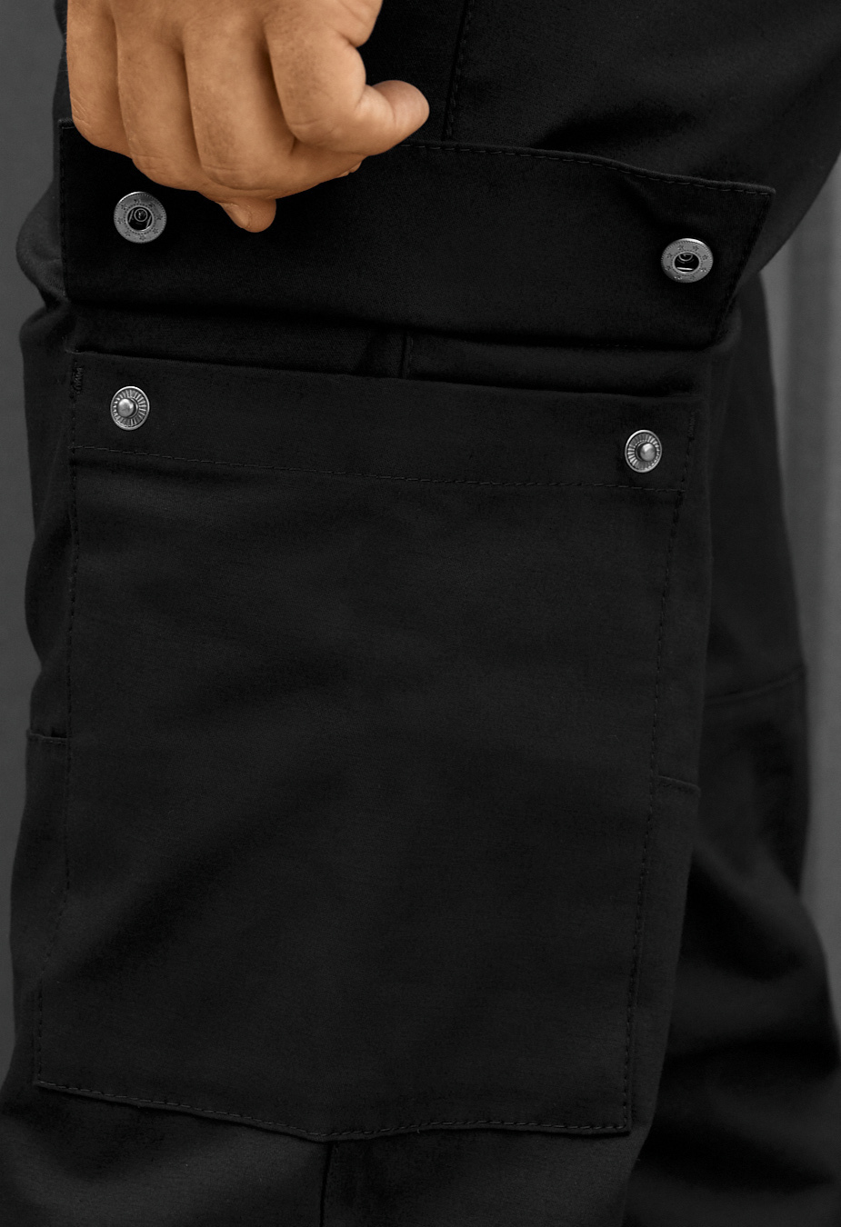 Spodnie Staff hid cargo black