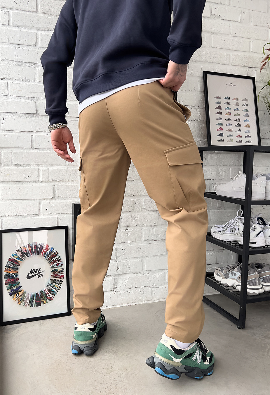 Spodnie Staff cargo gu beige