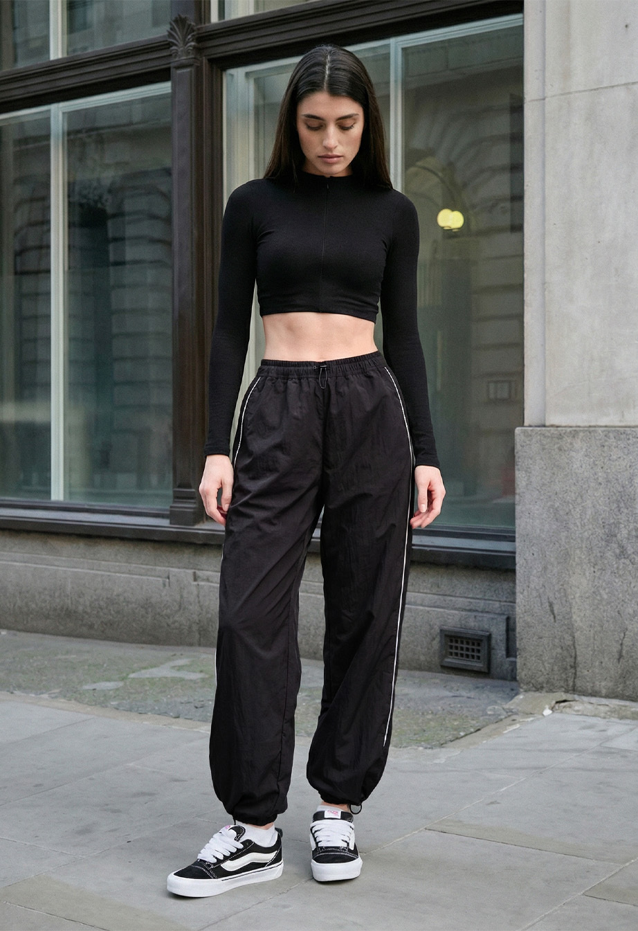 Spodnie Staff sky black reflective