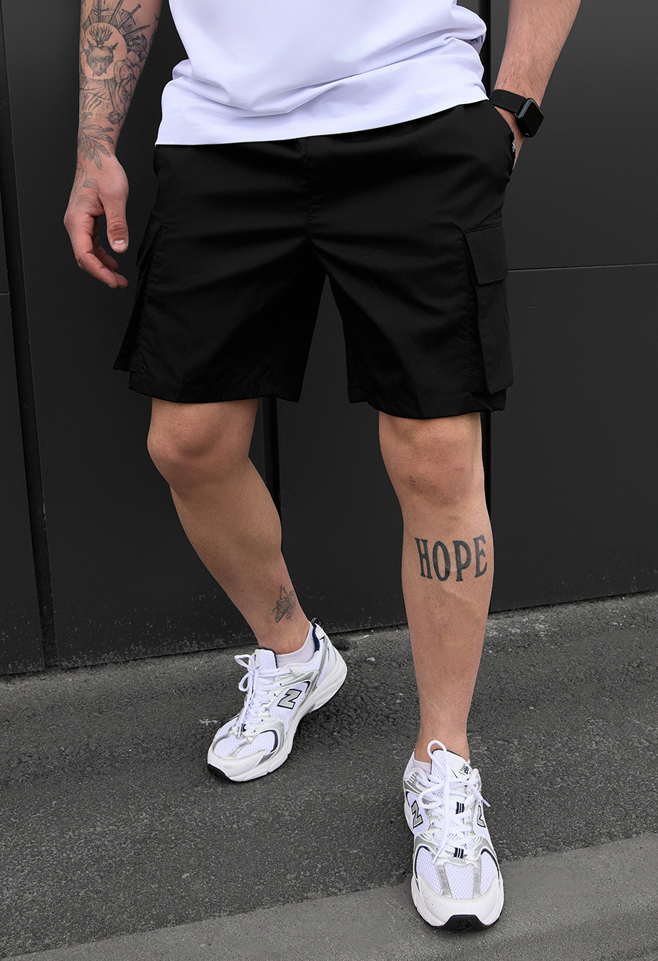 Spodenki  Staff cargo tep black