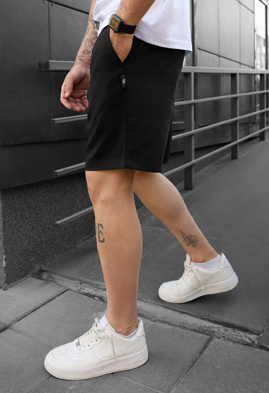 Spodenki chinos Staff ca black