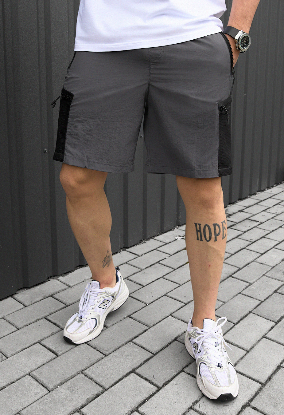 Spodenki chinos Staff bl gray