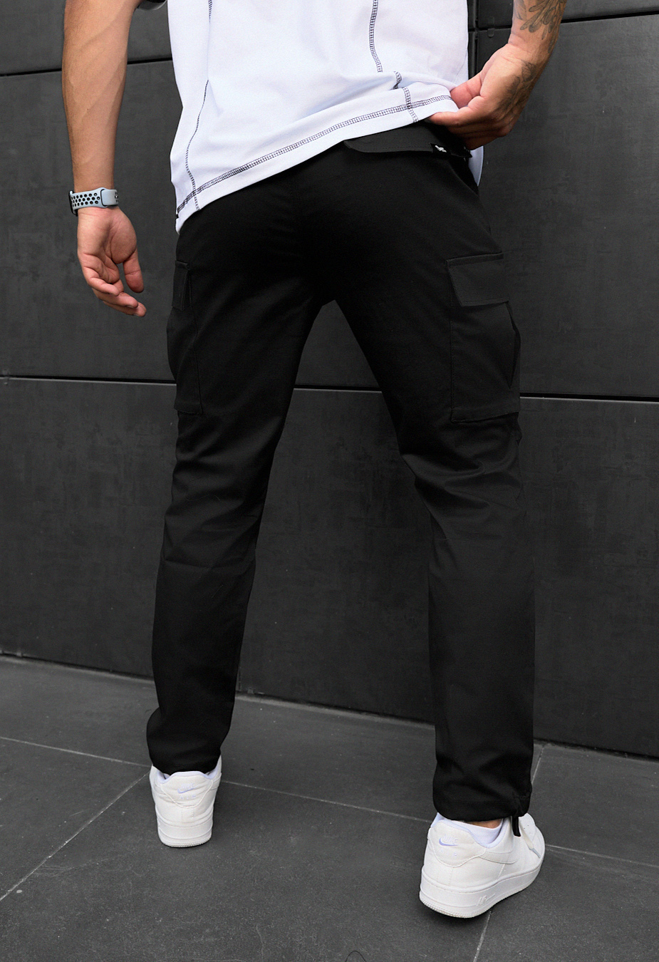 Spodnie Staff cargo ja black