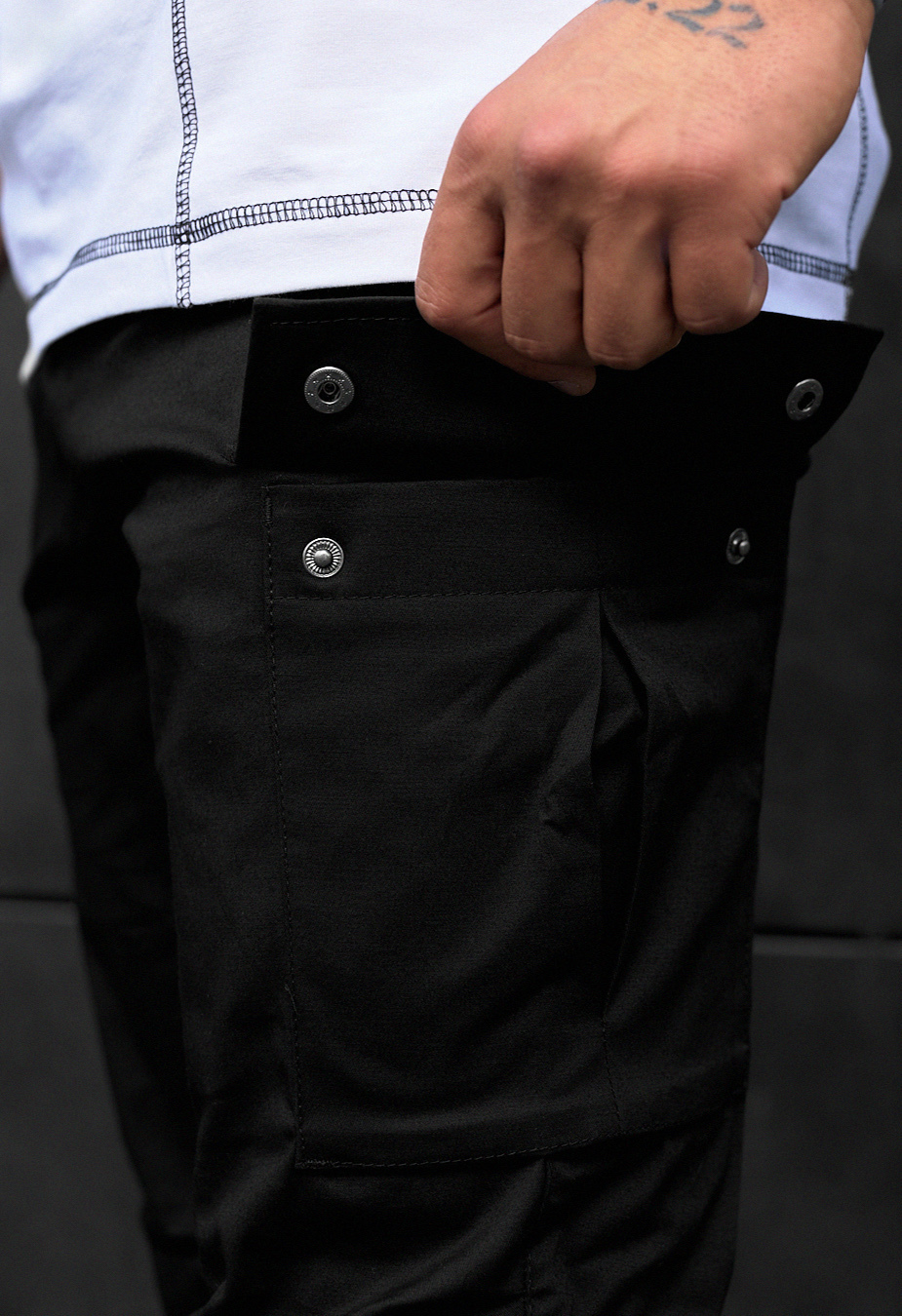 Spodnie Staff cargo ja black