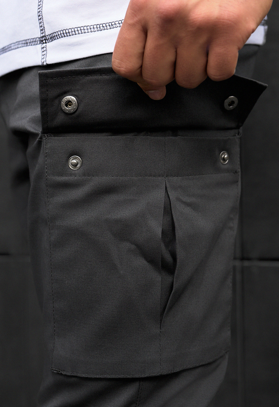 Spodnie Staff cargo ja dark gray