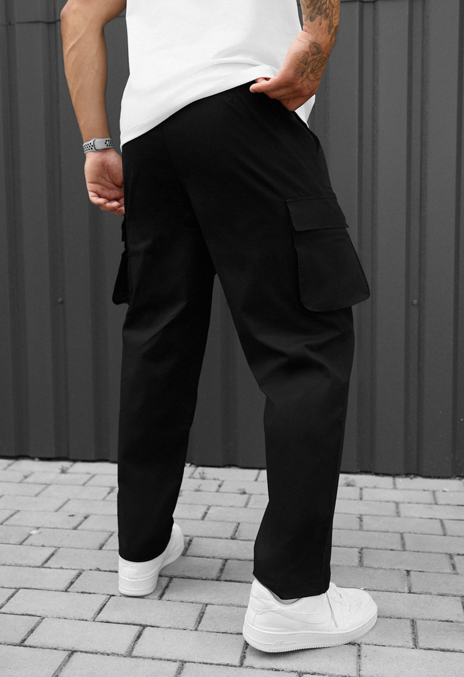 Spodnie Staff cargo gi black