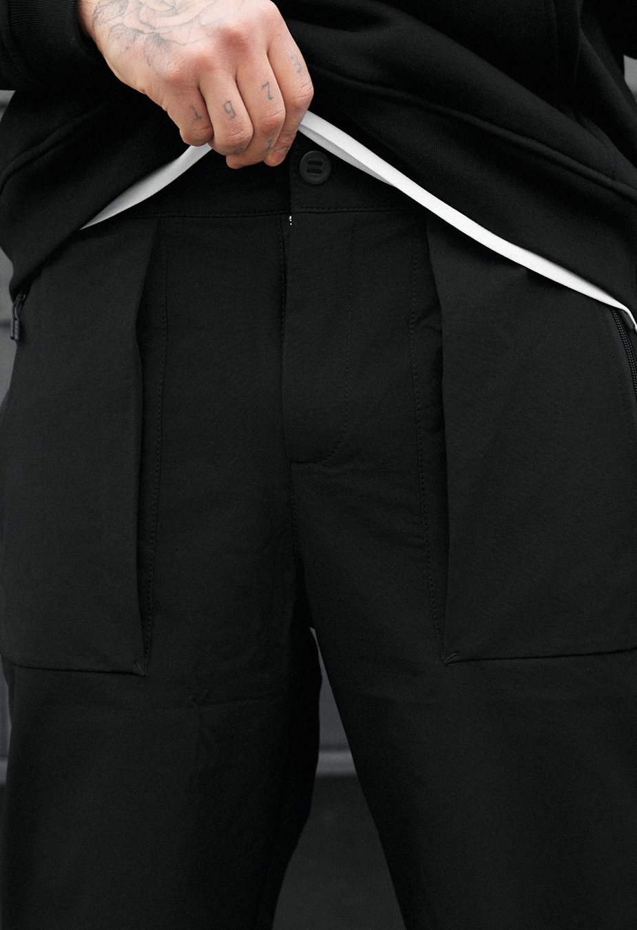 Spodnie chinos Staff rit black