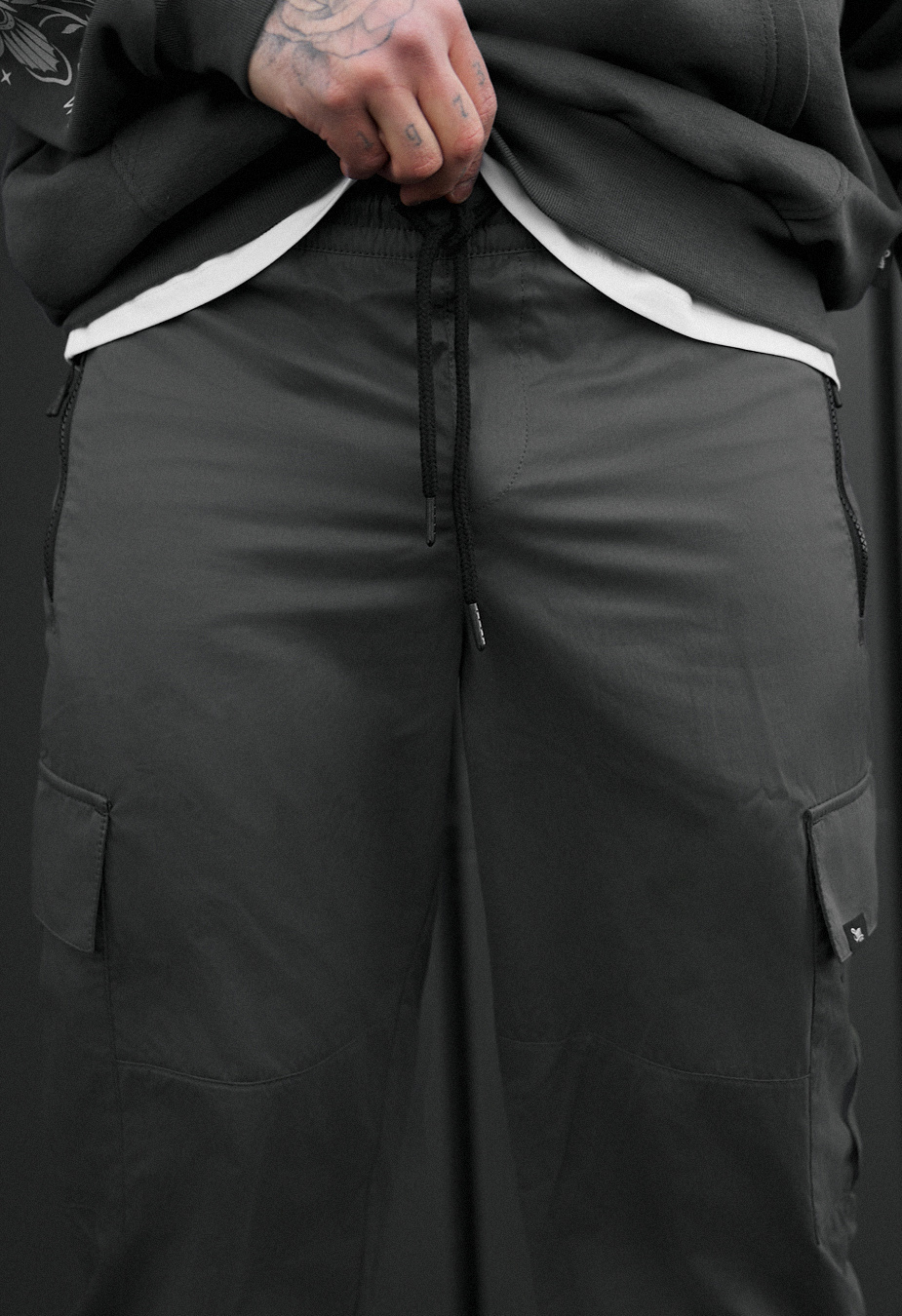 Spodnie Staff cargo ro dark gray