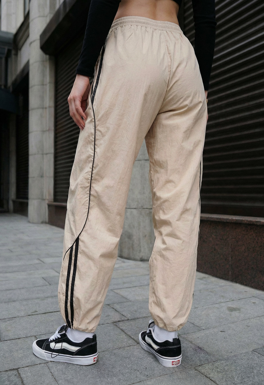 Spodnie Staff sky beige reflective