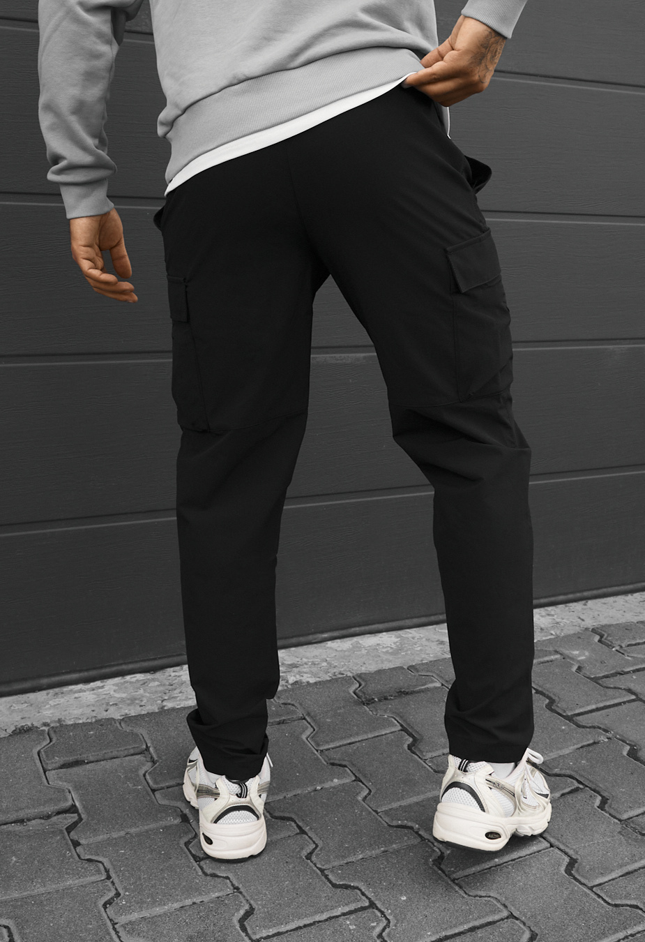 Spodnie Staff cargo ter black