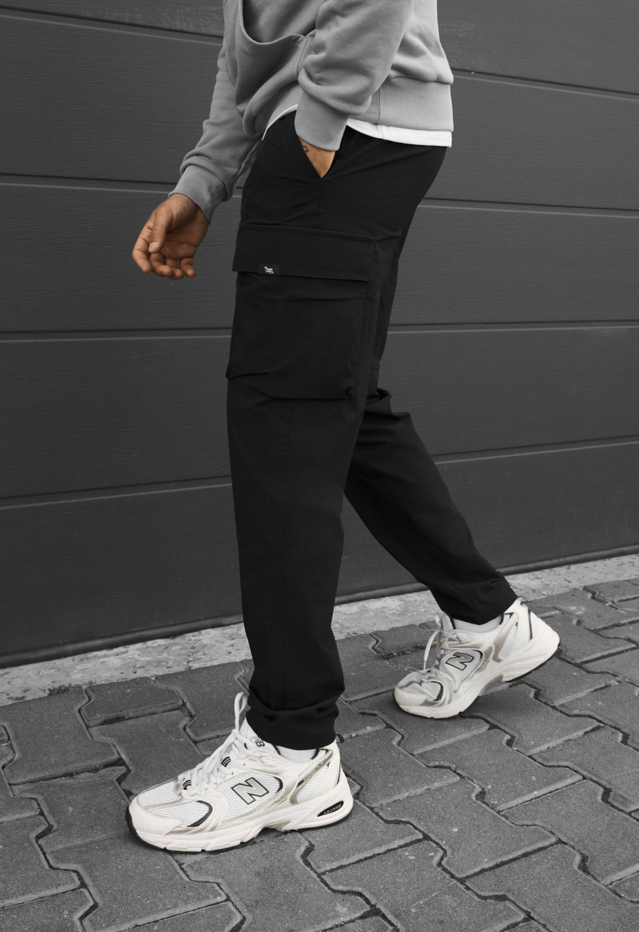 Spodnie Staff cargo ter black