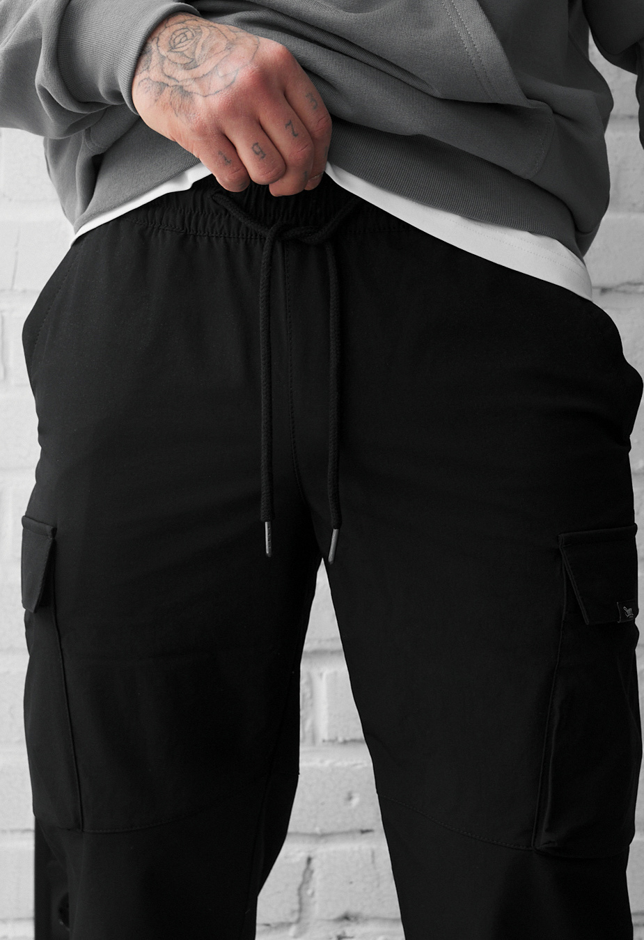 Spodnie Staff cargo ter black