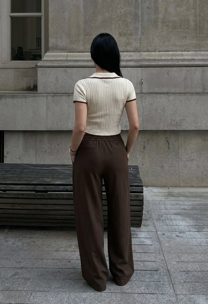 Spodnie Staff noa brown