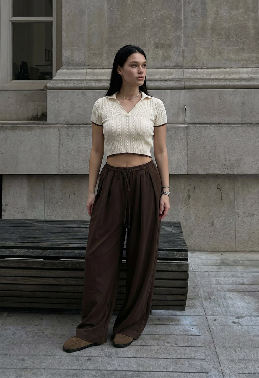 Spodnie Staff noa brown