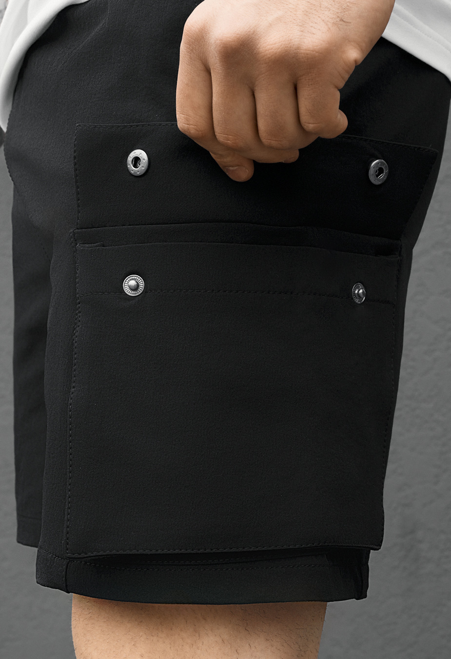 Spodenki Staff cargo tep black