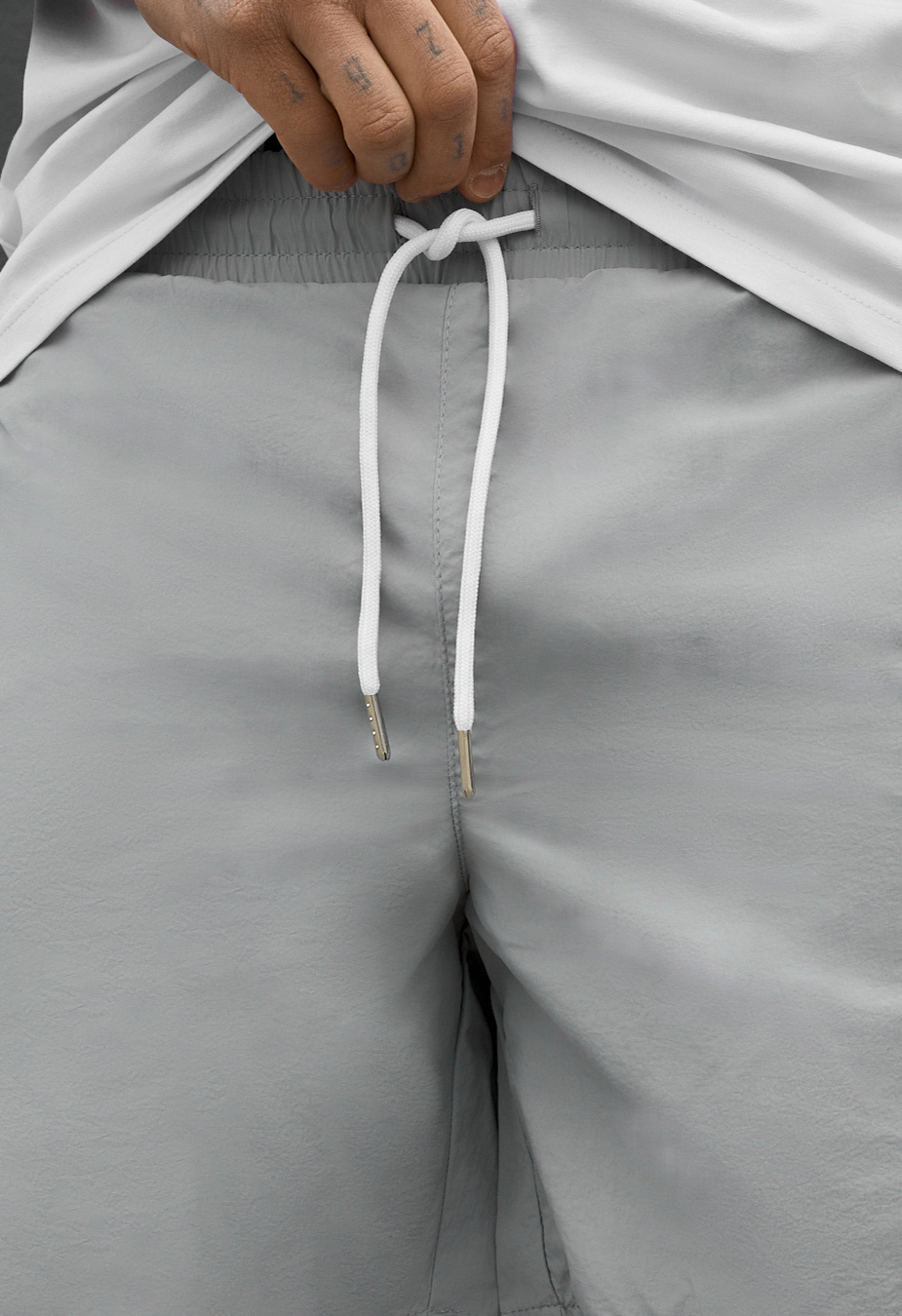 Spodenki plażowe Staff hor light gray reflective