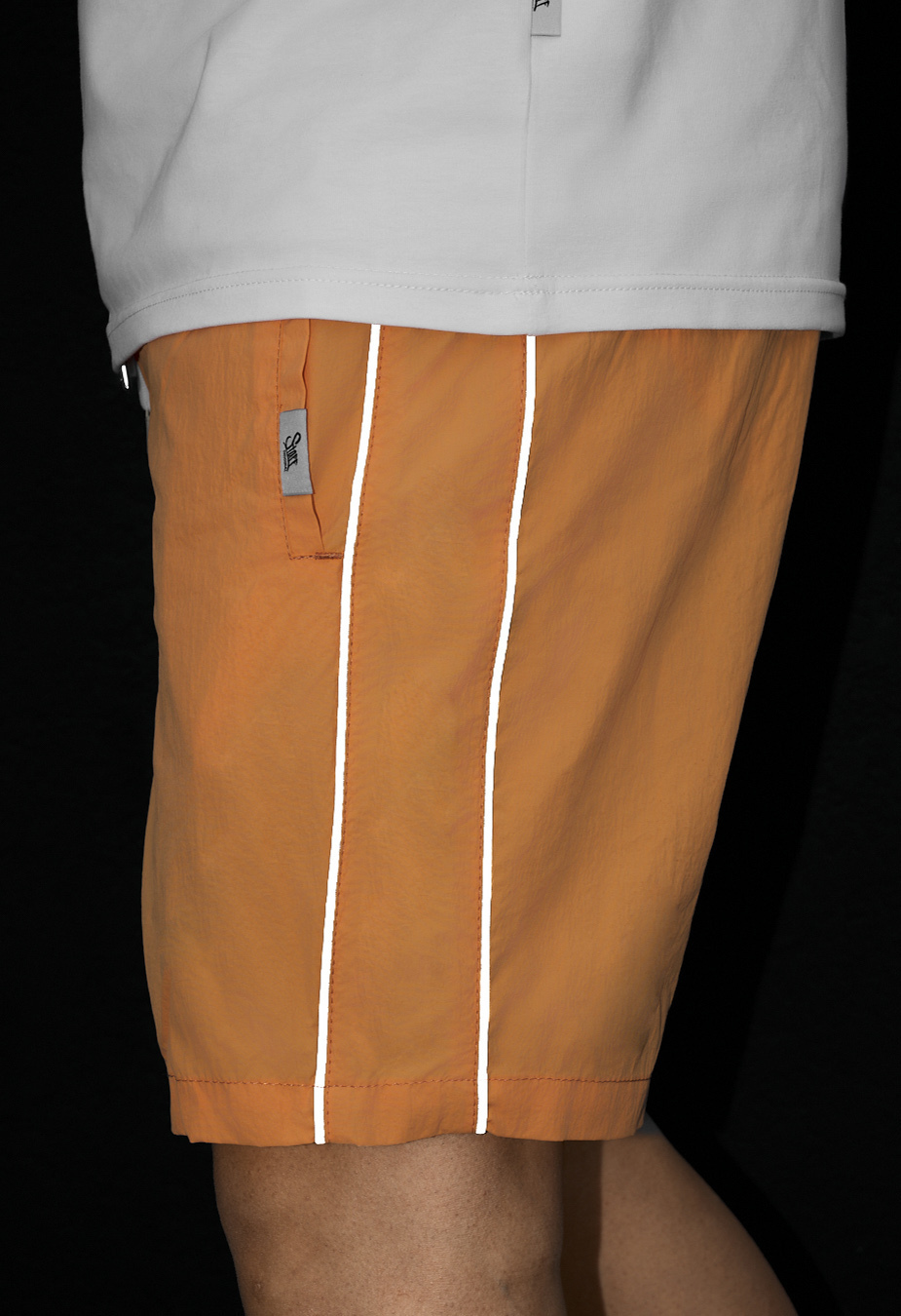 Spodenki plażowe Staff hor orange reflective