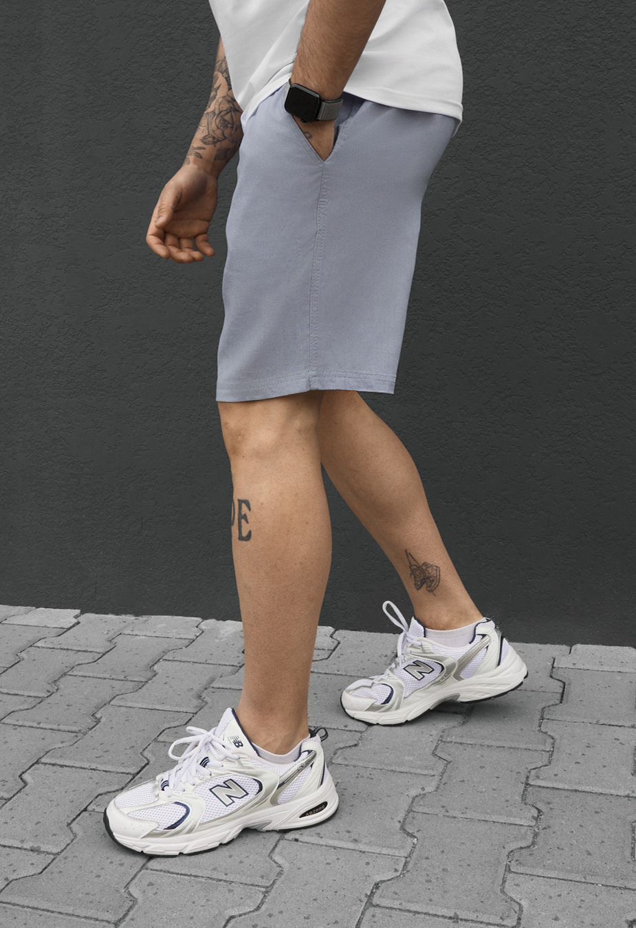 Spodenki Staff wi light gray