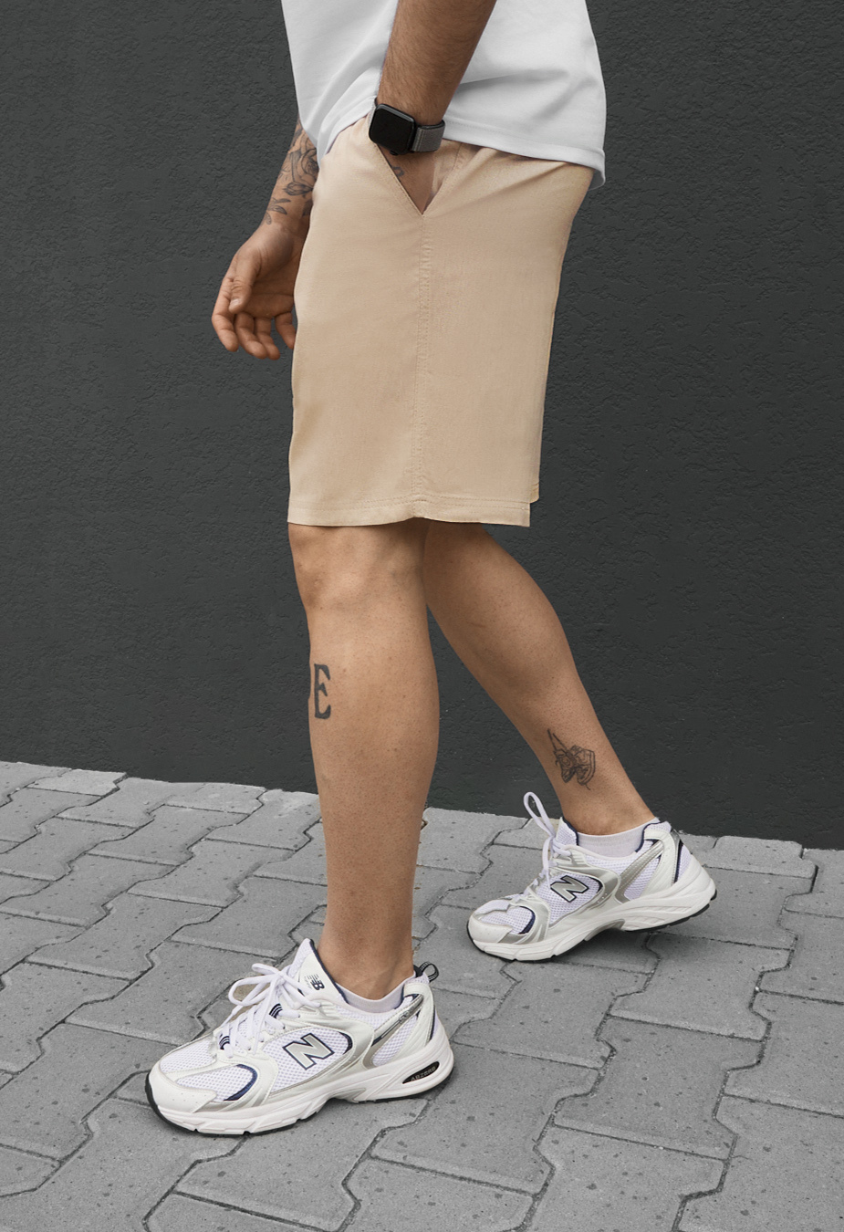 Spodenki Staff wi beige