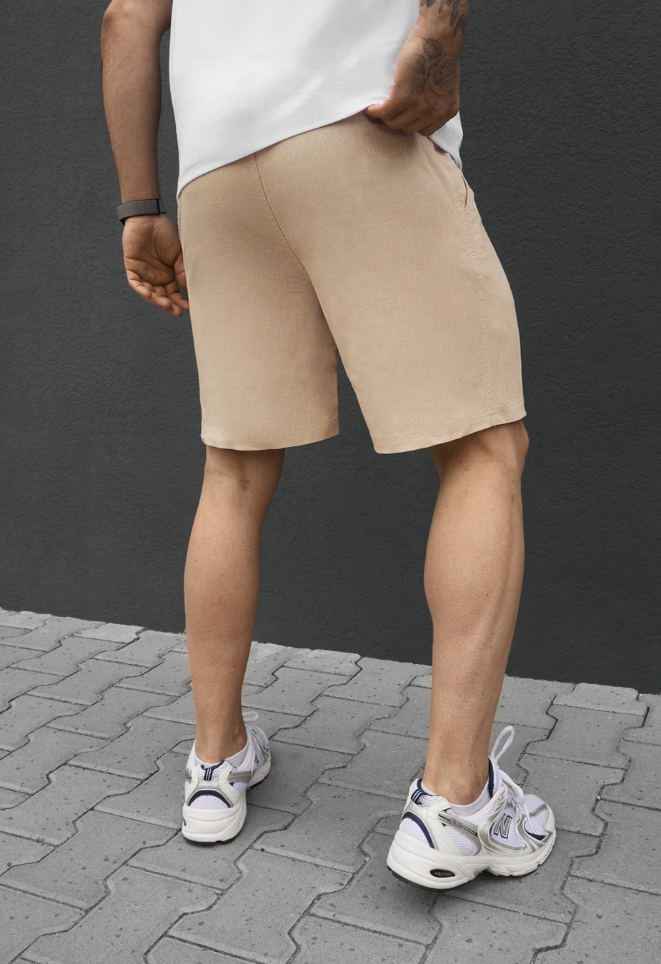 Spodenki Staff wi beige