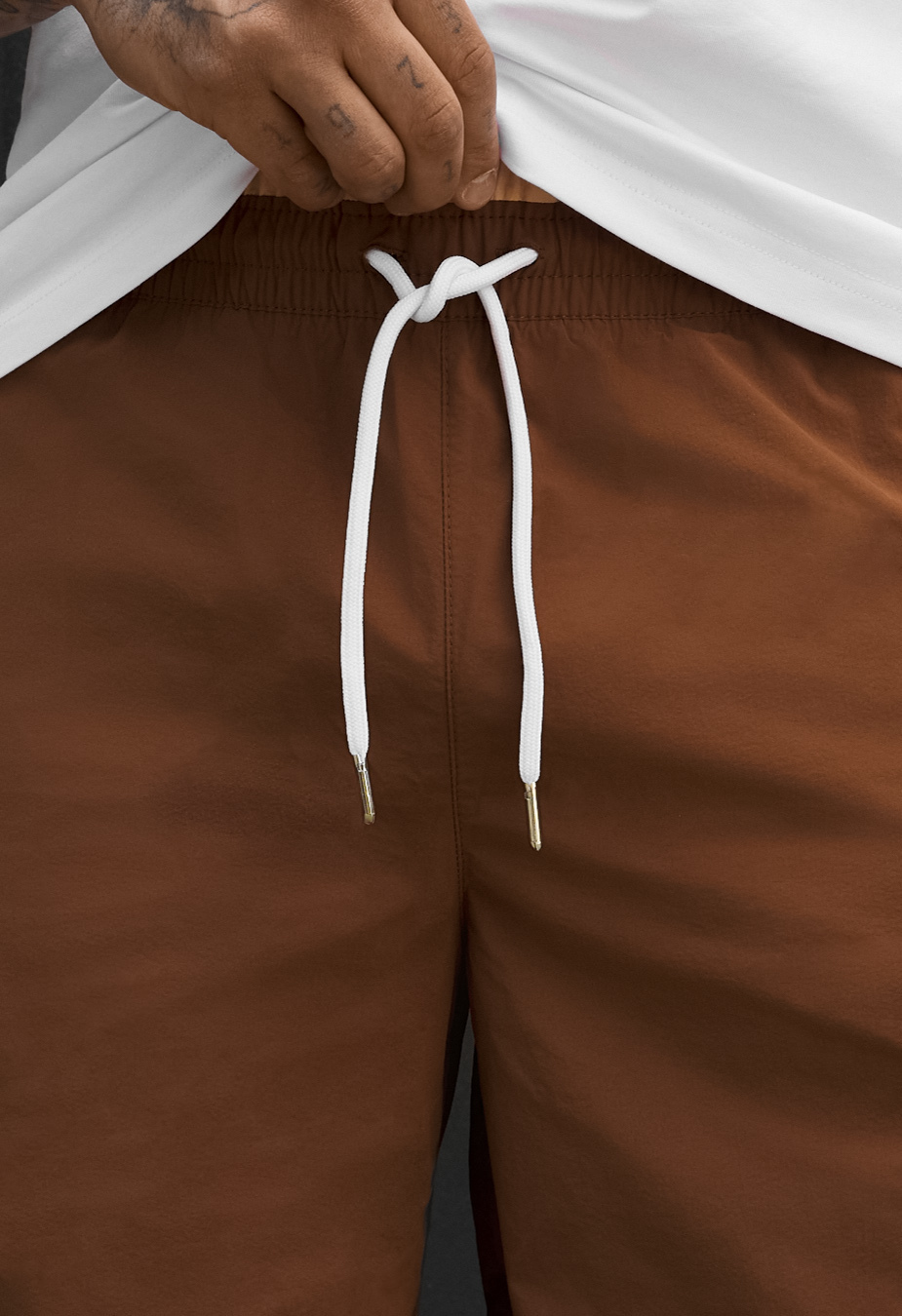 Spodenki plażowe Staff el brown logo