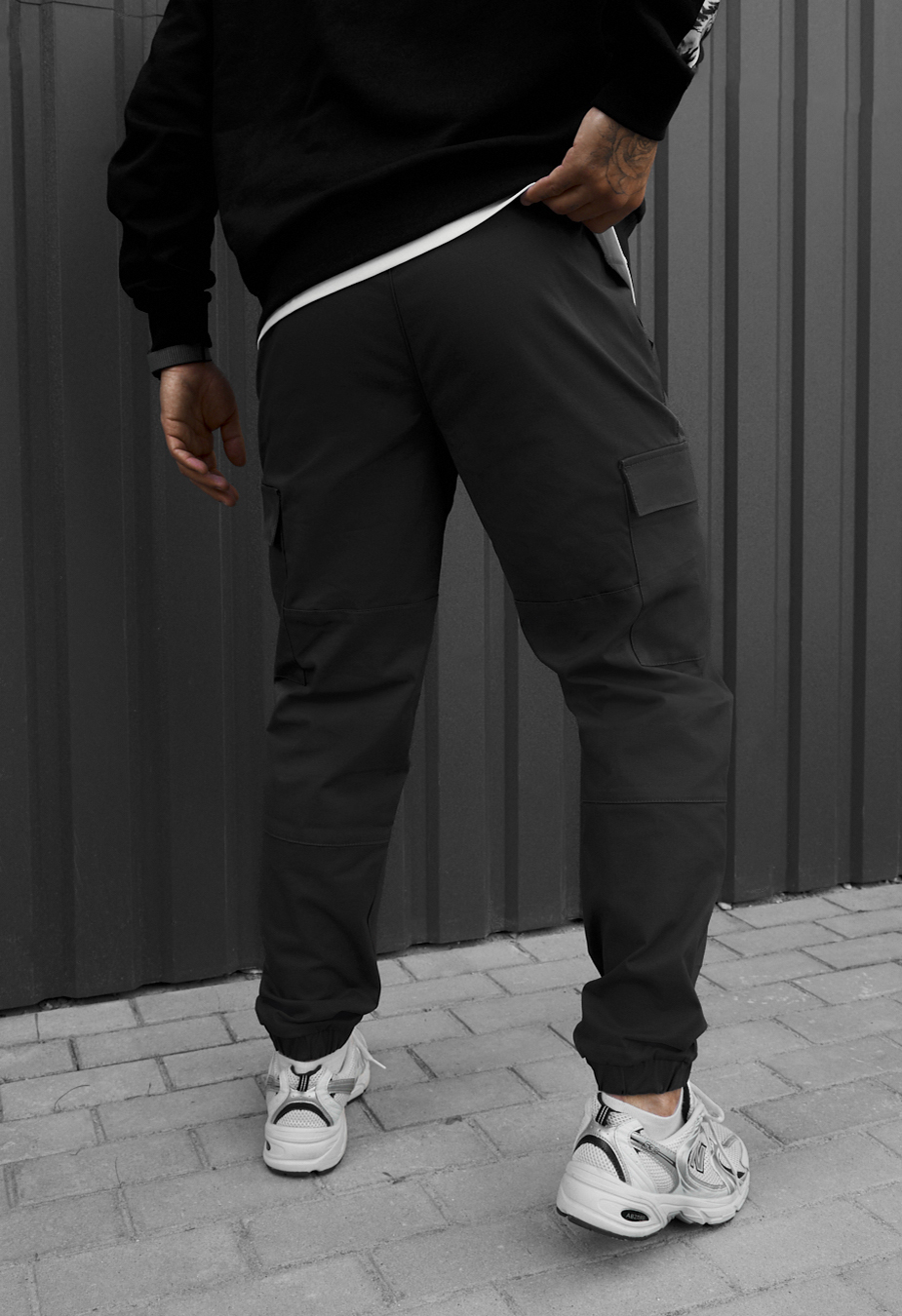Spodnie Staff hid cargo dark gray