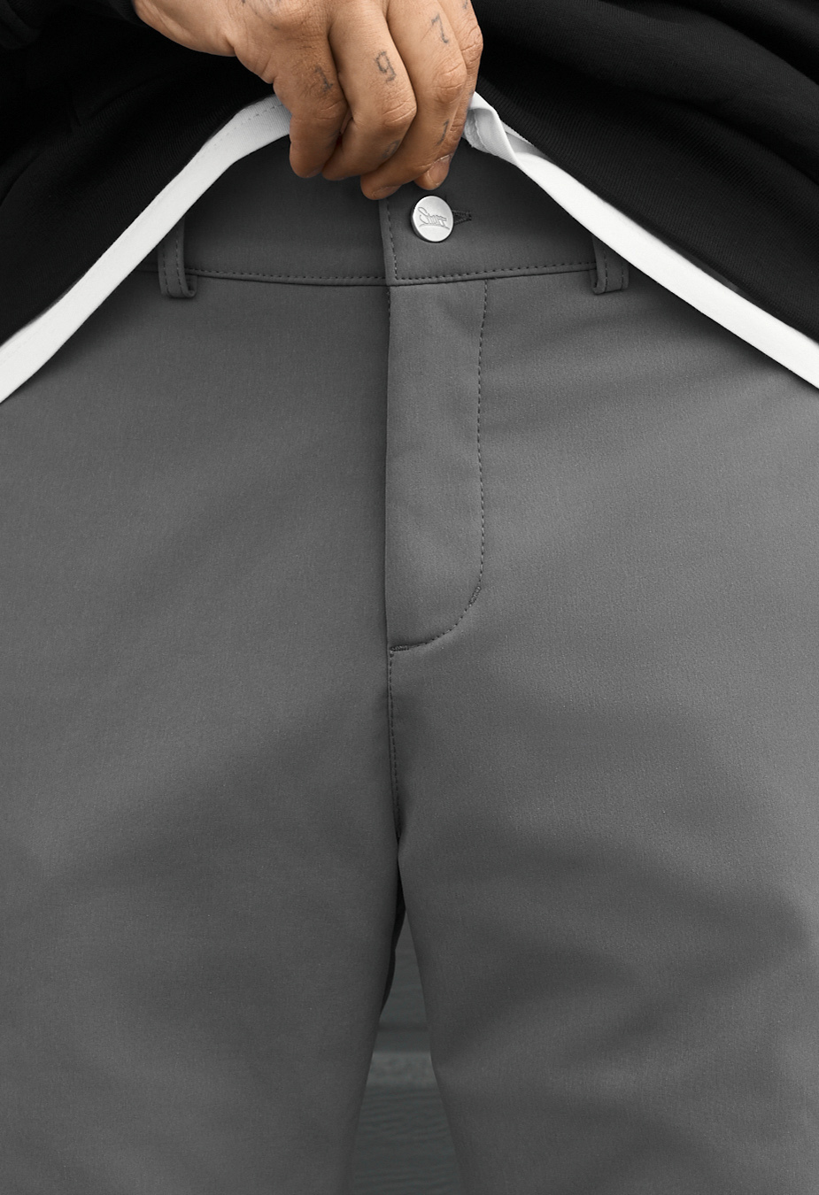 Spodnie ocieplane Staff st cargo gray fleece