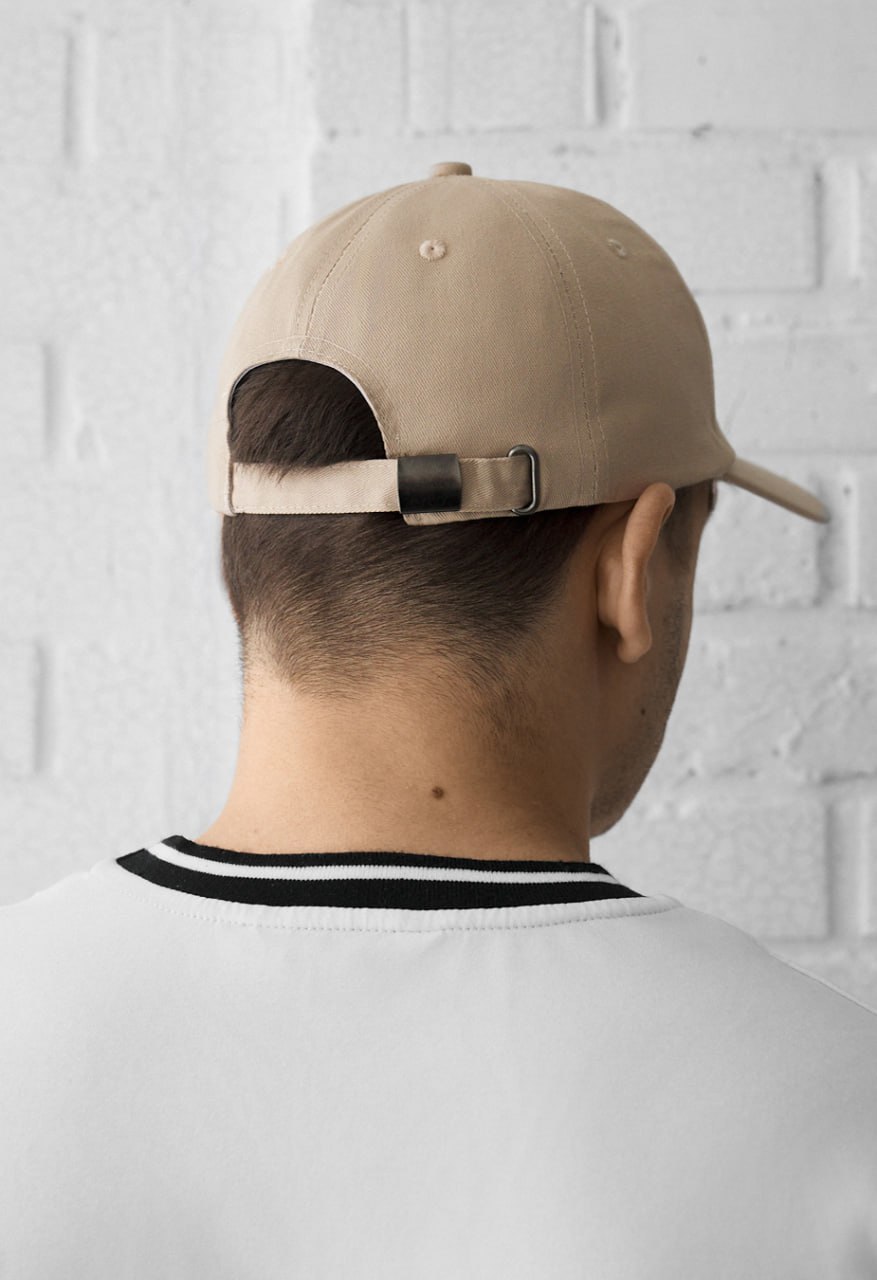 Czapka Staff beige logo