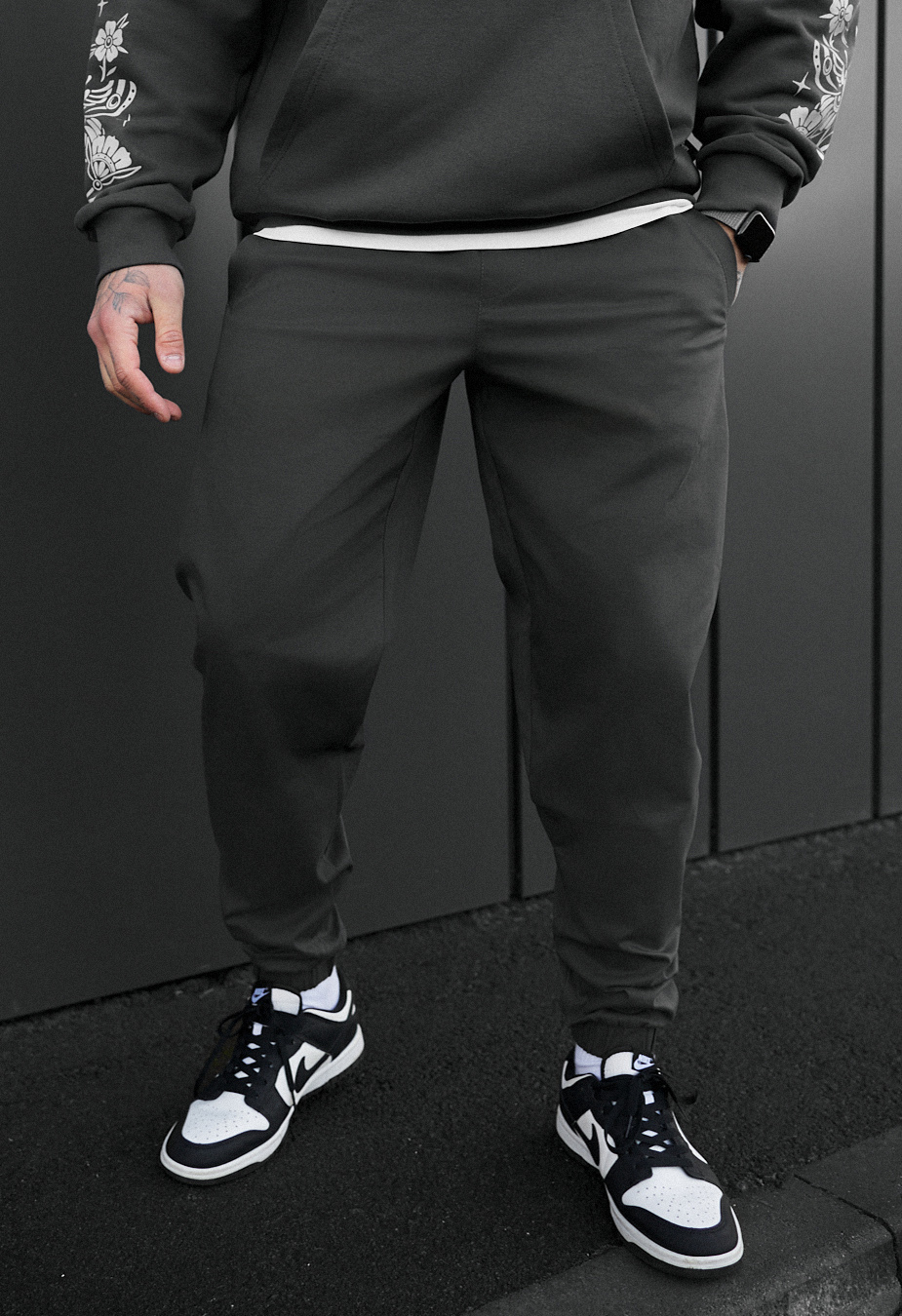 Joggery Staff pa dark gray