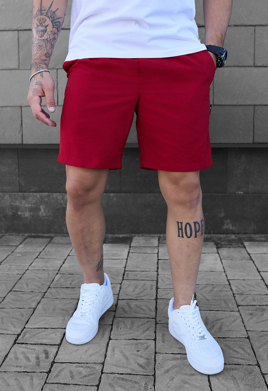 Szorty plażowe Staff ha bordo